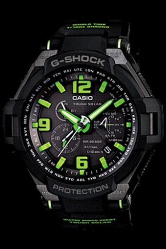 Casio G-shock นาฬิกาข้อมือผู้ชาย สีดำ สายเรซิ่น รุ่น G-1400-1A3DR