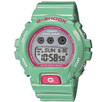 Casio G-Shock Mini นาฬิกาข้อมือผู้หญิง สายเรซิ่น รุ่น GMD-S6900CC-3 - สีเขียว