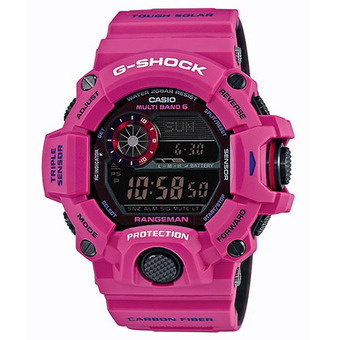 Casio G-Shock นาฬิกาผู้ชาย (CMG) รุ่น GW-9400SRJ-4 Rangeman สีชมพู ดำ