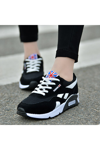 LCFU764 Women's Sport Running Sneakers Shoes-black