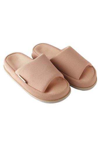 Refre OKUMURA Slippers รองเท้านวดเพื่อสุขภาพ รองเท้าเพื่อสุขภาพ รองเท้าใส่ในบ้าน สีชมพู (Size M)