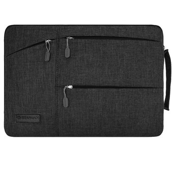GEARMAX 13.3 Inch Laptop Sleeve Case with Handle Fabric Cover Protective Briefcase(Black) - Intl