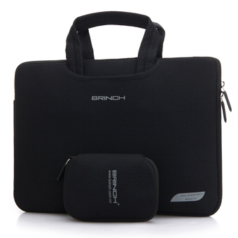 BRINCH New Top Fashion Laptop Bag With Mouse Bag Ultrathin Handbag For Macbook Lenovo DEll 13 14 15 inch Notebook Tote bag Case Cover, 13 inch + Black (Intl) ร้านค้าดี ราคาถูกสุด - RanCaDee.com