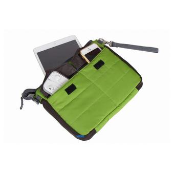 Mori กระเป๋าใส่ไอแพด กระเป๋าอเนกประสงค์ กระเป๋าถือ Multi-functional storage pouch Gadget pouch Ipad bag (Green/สีเขียว)