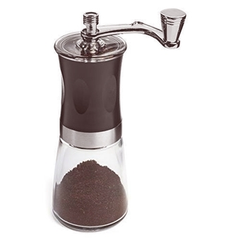 coffee grinder เครื่องบดกาแฟแบบมือหมุน (สีน้ำตาล)