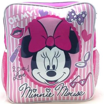 Minnie Mouse กระเป๋าเป้สะพายหลังเด็ก ho my สีชมพู(Pink)