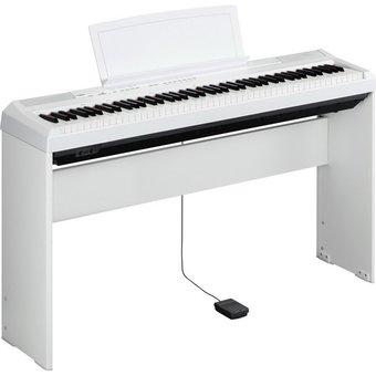 YAMAHA เปียโน ดิจิตอล Digital Piano รุ่น P-115(WH) +Adapter PA150 พร้อมขาตั้ง ที่วางโน๊ต