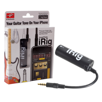 iRig AmpliTube Effect Guitarอุปกรณ์เพิ่มเอฟเฟคเสียงต่อกีต้าร์ กับiphone (Black)
