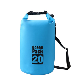 20L Outdoor Ocean Pack Waterproof Dry Bag Sack Storage Bag for Traveling Rafting Boating Kayaking Canoeing Camping Snowboarding (Blue)