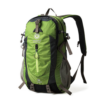 PENTAGRAM กระเป๋าเดินป่า กระเป๋าสะพายหลัง เป้แบ๊คแพ๊ค Backpack กันน้ำ รุ่น PM002 ขนาด 40L (สีเขียวแอปเปิ้ล)