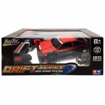 Auldey RC Drift Series D High Speed System Race Tin Drift RC Car รถแข่ง ดริฟท์ บังคับวิทยุตราเพชร 1 ต่อ 24 Akina Car(Red)