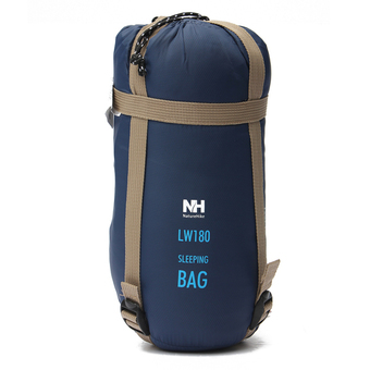 New Outdoor Envelope Sleeping Bag Camping Travel Hiking Multifuntion Ultralight (Deep Blue)