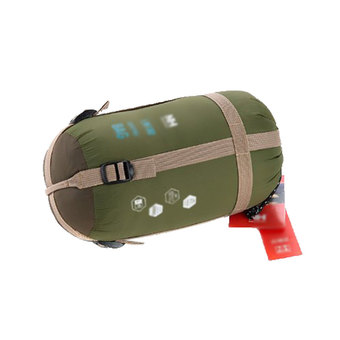 niceEshop Compressible Outdoor Camping Sleeping Bag Envelope Sleeping Bag(Army Green)