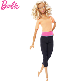 Barbie Made to Move Doll (สีส้ม)