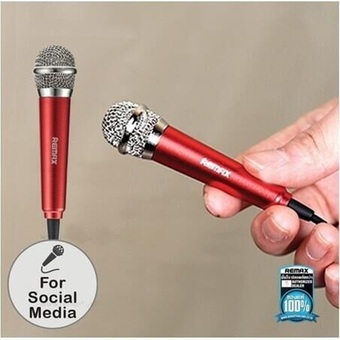 REMAX มินิไมโครโฟน Mini Microphone Singsong K รุ่น RMK-K01 (Red)