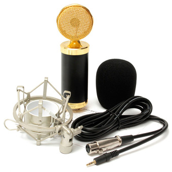 Elit ไมโครโฟน ไมค์อัดเสียง BM5000 Professional Condenser Microphone for Computer Recording Studio Performance Mic Shock Mount ( Black )