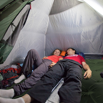 Allwin Outdoor double widen thicken Inflatable Camping Tent Blanket Sleeping Pad Army green - Intl ร้านค้าดี ราคาถูกสุด - RanCaDee.com