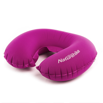 GOOD New Ultralight Portable Air Inflatable Outdoor Camping Travel Soft Pillow red
