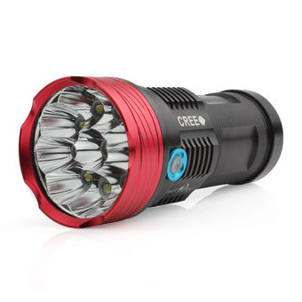 CatWalk SKYRAY KING CREE XM-L 10x T6 LED 18000LM Flashlight Torch Headlamp (Black)