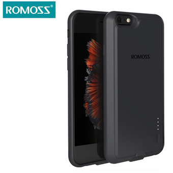Romoss เคสแบตสำรอง iPhone6Plus/6SPlus 5.5" UltraTHIN Powerbank Case 2800 mAh เคสแบตมือถือบางพิเศษ เคสชาร์จแบต Battery enCase Power Case (สีดำ)"