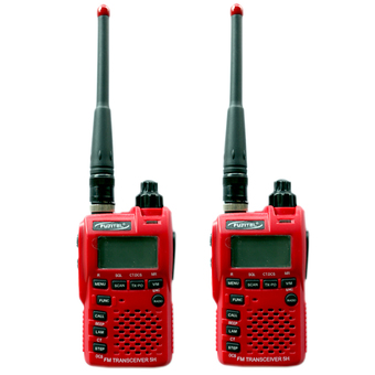 Fujitel วิทยุสื่อสาร 0.5W รุ่น FB-5H แพ็คคู่ - แดง