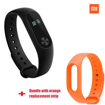 Xiaomi สายรัดข้อมืออัจฉริยะ รุ่น Mi Band 2 Smart Bluetooth Wristband+Orange Replacement Strip(Bundle)