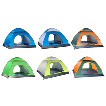 3-4 Person Automatic Folding Tents Family Tents Beach Tent Camping Double Speed to Open Rejection