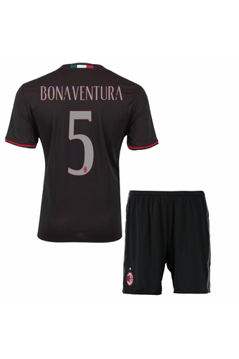 2016-2017 AC Milan Football team Soccer Jersey suits include tops+shorts NO.5 BONA VENTURA. ร้านค้าดี ราคาถูกสุด - RanCaDee.com