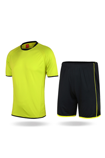 Training Jersey Men Football/Soccer Uniform Suit Short Sleeve Plain For Sports (Yellow) - Intl ร้านค้าดี ราคาถูกสุด - RanCaDee.com