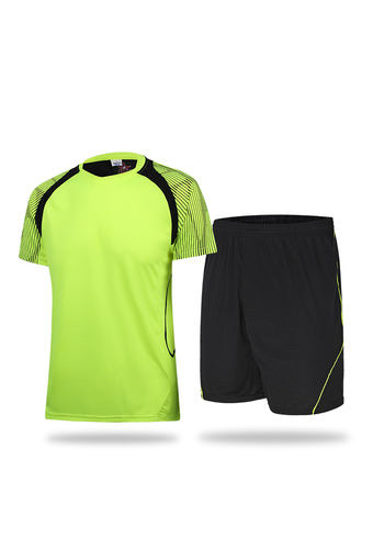 New Casual Men and Boy's Football Jersey Shirts and Shorts Set-Blue(2951) - Intl ร้านค้าดี ราคาถูกสุด - RanCaDee.com