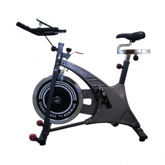 360 Ongsa Fitness จักรยานนั่งปั่นออกกำลังกาย HP-SP0708 สีดำ 22 KG. (ฟรี กระบอกน้ำ)
