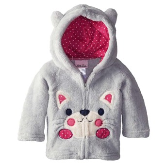 Fashion Warm Hooded Children Clothing (Grey) (Intl)