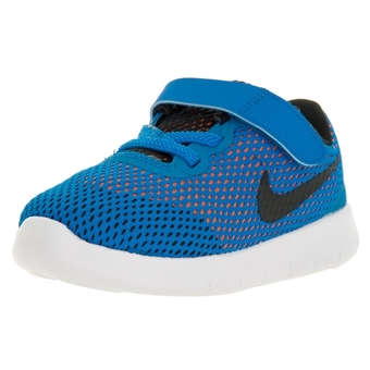 Nike รองเท้าเด็ก Nike Anfant Free Run (TDV) รหัส 833992-400 (PHOTO BLUE/BLACK-TOTAL ORANGE-WHITE)
