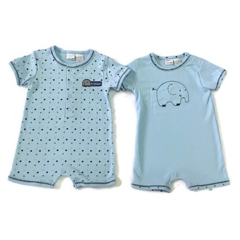 LITTLE BABY M เสื้อผ้าเด็กเล็ก ชุดหมีแพ็คคู่ สีฟ้า