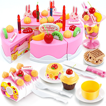 smartbabyandkid ชุดหั่นขนมเค็กและตกแต่งเค็ก75 ชิ้น(DIY fruit cake) ร้านค้าดี ราคาถูกสุด - RanCaDee.com