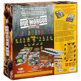 Cool Mini Or Not , Zombicide Season 3: Rue Morgue 2015 Edition Board Game