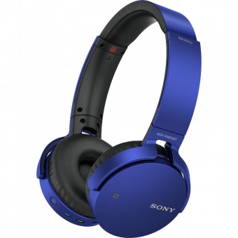 Sony หูฟังแบบครอบหู บลูทูธรุ่น MDR-XB650BT(Blue)