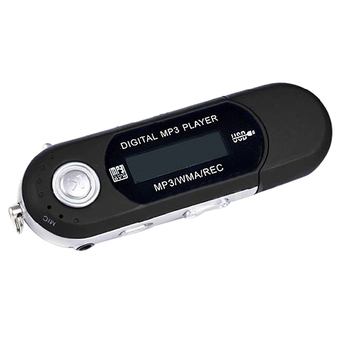 Bluelans USB MP3 Player and Earphone (Black)