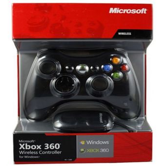 Microsoft Xbox 360 Wireless Controller with USB Sync - Black