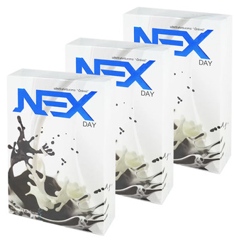 NEX Day เน็กซ์เดย์ รุ่นใหม่ (Ex day เอ็กซ์เดย์ ) อาหารเสริม ลดน้ำหนัก อิ่มเร็ว เผาผลาญไว (10 ซอง x 3กล่อง)