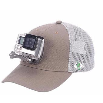 Q-Rated Smatree H2 หมวกตาข่ายติดกล้องแบบระบายอากาศได้สูงสำหรับGoPro Hero 4 ร้านค้าดี ราคาถูกสุด - RanCaDee.com