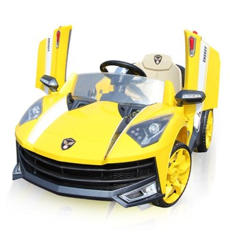 Toyzoner รถแบตเตอรี่เด็กนั่ง แลมโบกินี่ LN6168 - สีเหลือง