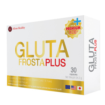 Gluta Frosta PLUS กลูต้าฟรอสต้าพลัส อาหารเสริม ผิวขาว รักษาสิว (30แคปซูล x 1กล่อง)
