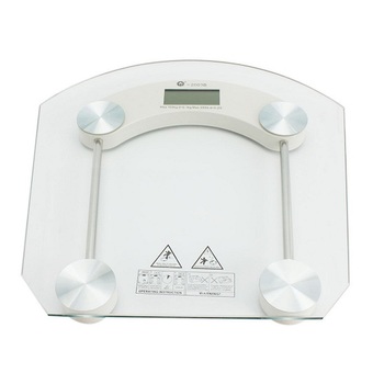 Kaidee Bathroom Scale Digital เครื่องชั่งน้ำหนัก ชนิดกระจกใส ดิจิตอล (ทรงหกเหลี่ยม)