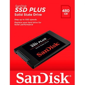 Sandisk SSD Plus 480GB SDSSDA-480G 2.5" Serial ATA SATA3.0"