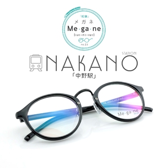 fashion แว่นกรองแสง กันแสงคอม รุ่น NAKANO กรอบดำเงา ฟรี กล่องใส่แว่น+ผ้าเช็ดแว่น