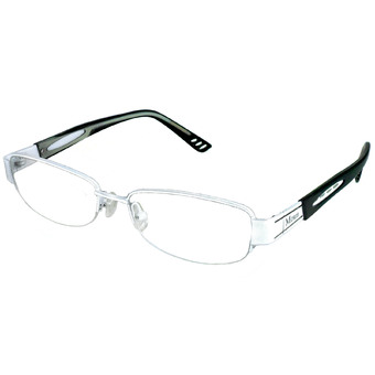 MORIS แว่นสายตา รุ่น 8047 สีขาว กรอบเซาะร่อง (ขยายขนาดได้)