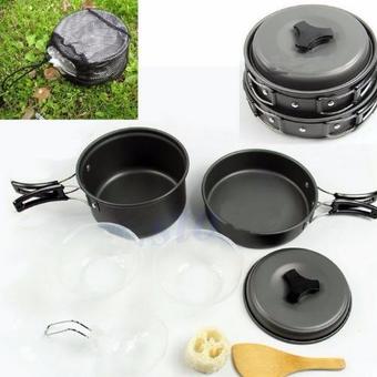 ชุดครัวอุปกรณ์แคมปิ้ง 6ใน1 6-in-1 Mini Outdoor Cooking Picnic Tools Set (Black) 6-in-1 Mini Outdoor Cooking Picnic Tools Set (Black) รุ่น SY-200