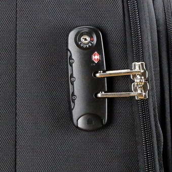 Delsey กระเป๋าเดินทาง แบบล้อลาก 4 ล้อ ขนาด 24" (65 cm) รุ่น Expert (Black)" ร้านค้าดี ราคาถูกสุด - RanCaDee.com