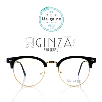 fashion แว่นตา กรองแสง รุ่น GINZA no.2 ทรง Cat Eye ฟรี กล่องใส่แว่น+ผ้าเช็ดแว่น